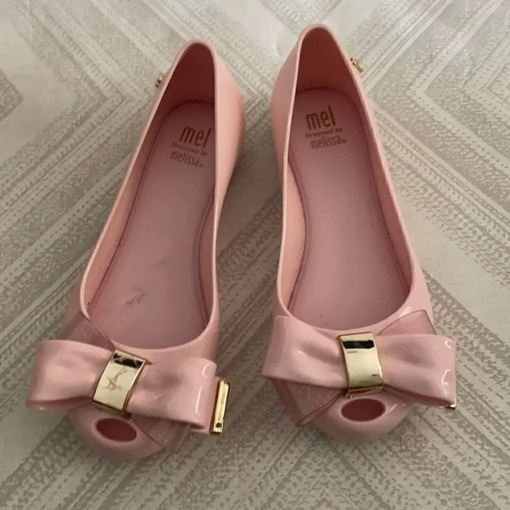 Dreamed by Melissa ‘Mel’ Pink Bow Rubber Shoes